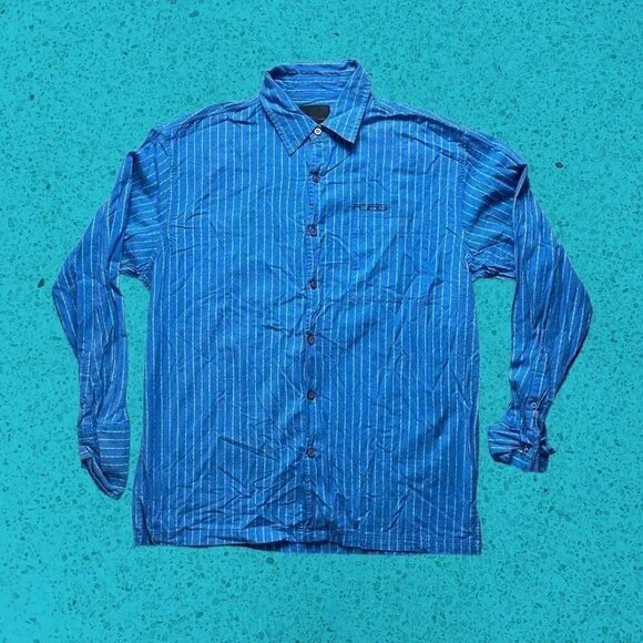 Vintage Fubu Button Down Long Sleeve Shirt - Picture 1 of 5